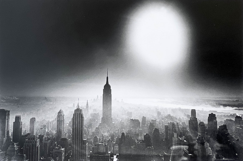 William Klein - Atom Bomb Sky, New York, 1955