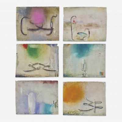 Image for Lot Scott Kelley - Group, six (6) works on paper