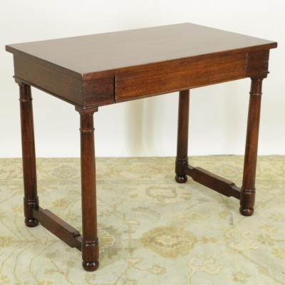 Title Neo-Classical Style Mahogany Side Table / Artist