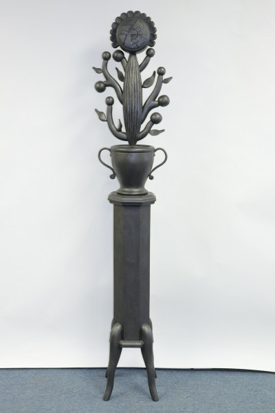 Image for Lot Tommy Simpson Flower Clock Sculpture