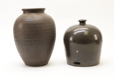 5 Art Pottery Vases  Bowl