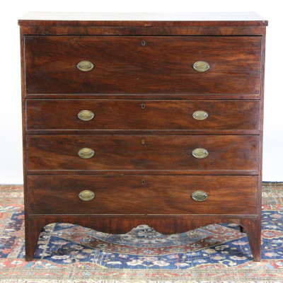 Image for Lot Late Federal Mahogany Chest of Drawers, E 19th C.