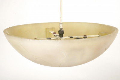 Image for Lot Modern Cast Resin Ceiling Fixture circa 1980