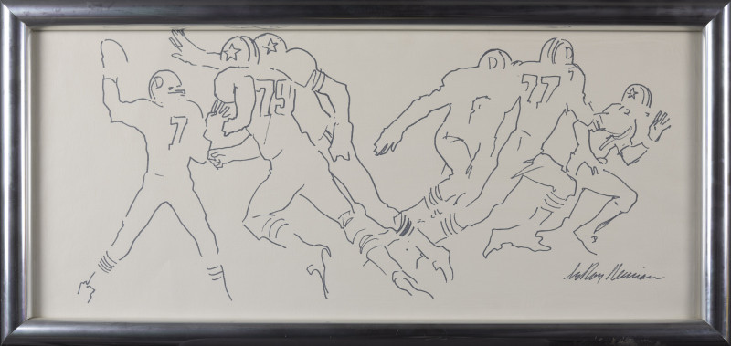 LeRoy Neiman - Super Bowl XII: Cowboys vs Broncos (1978)