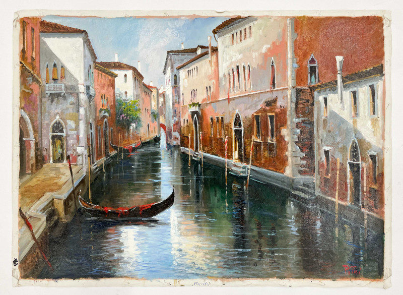Stan Pitri - Terra Cotta Buildings on Venice Canal