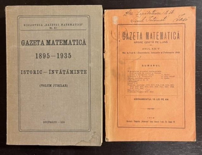 [A. MYLLER & others] 2 Romanian Journals 1919, 1935