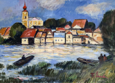 Image for Lot František Emler - River Scene