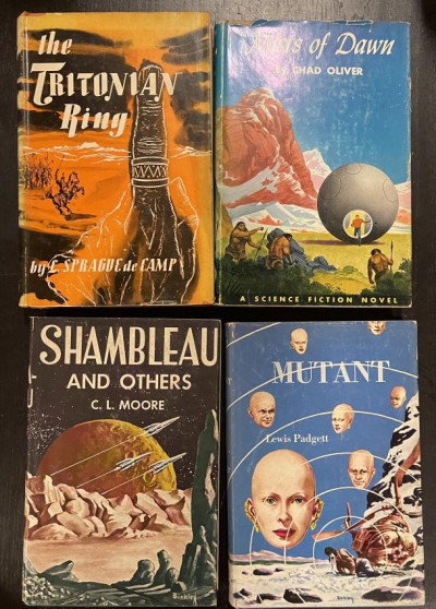 Science fiction collection vintage books