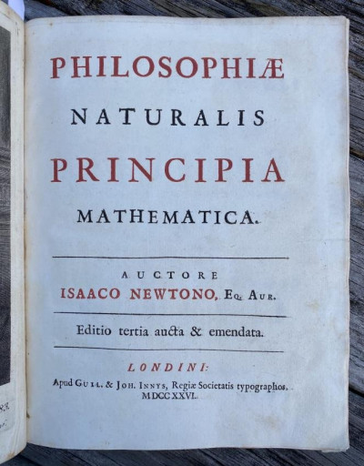 Image for Lot Isaac NEWTON Principia Mathematica 3rd ed
