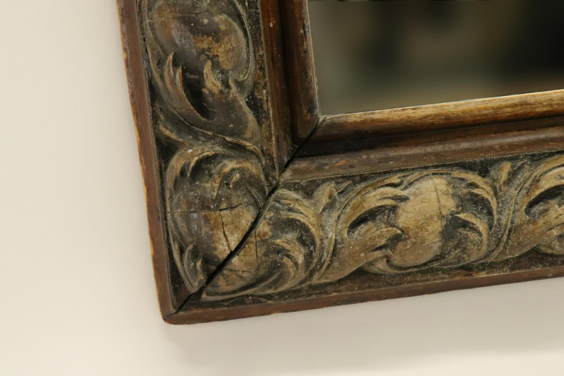 Image 4 of lot 19th C or earlier Continental Wood Carved Frame
