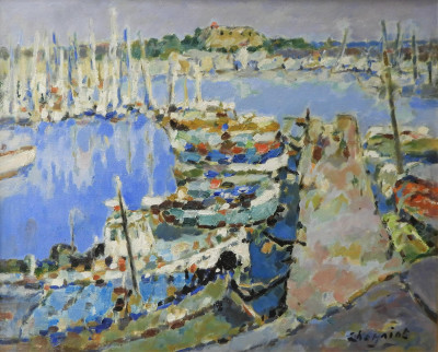 Image for Lot Alfred Chagniot - Port d'Antibe