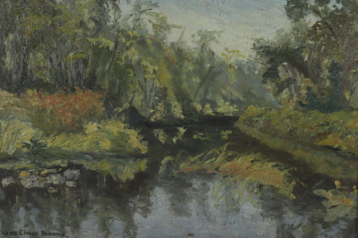 Title George Elmer Browne  Woodland Pond / Artist