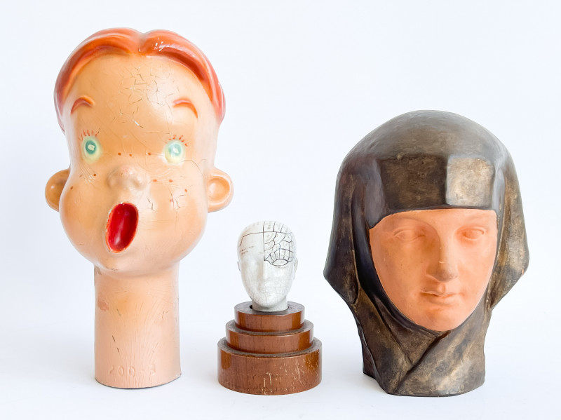 Group Lot Mixed Material Busts