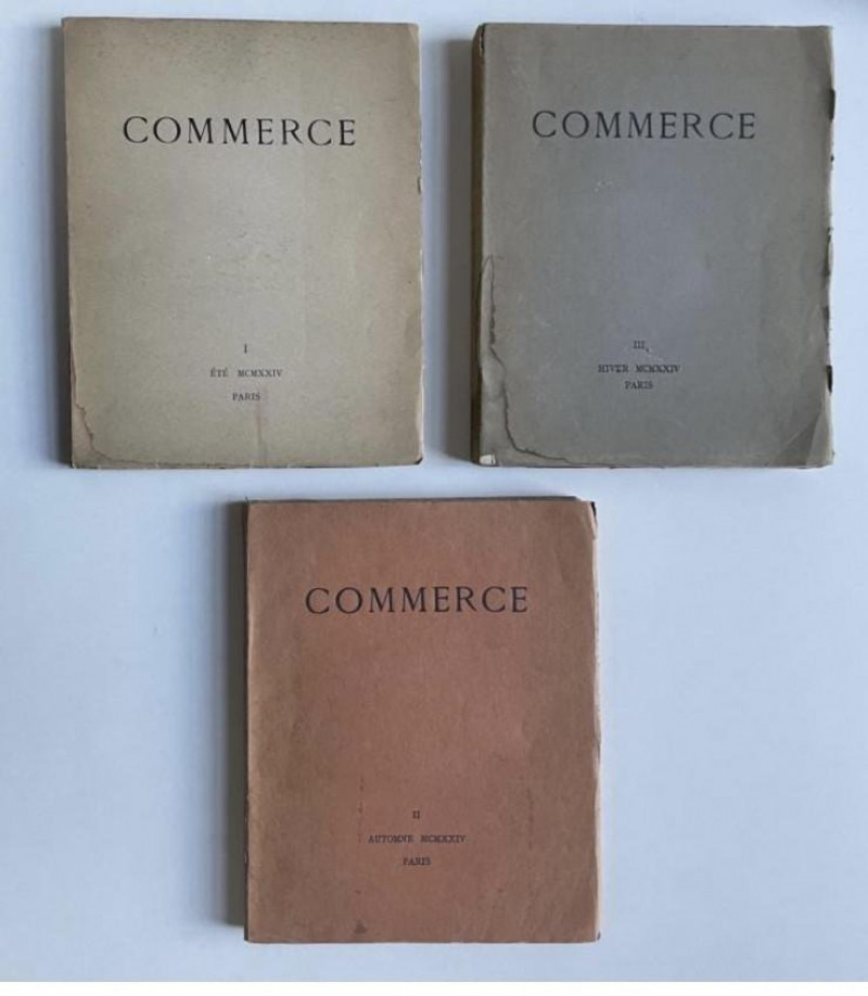 Image 2 of lot [James JOYCE] Commerce, Cahiers Trimestriels 1-3 only
