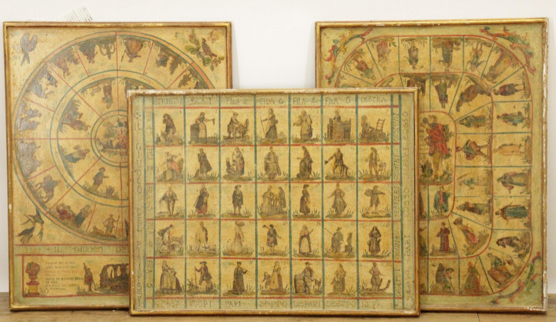 Image 1 of lot 3 Antique Style Game Boards