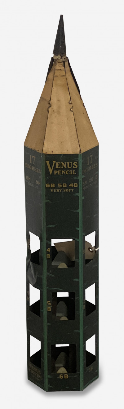 Image for Lot Venus Pencil Tin Advertising Display Model