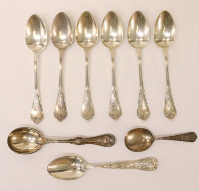 Image for Lot 8 Tiffany  Co Sterling Spoons other
