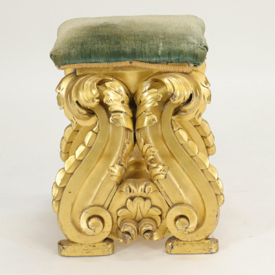 Image for Lot Italian Late Baroque Stool