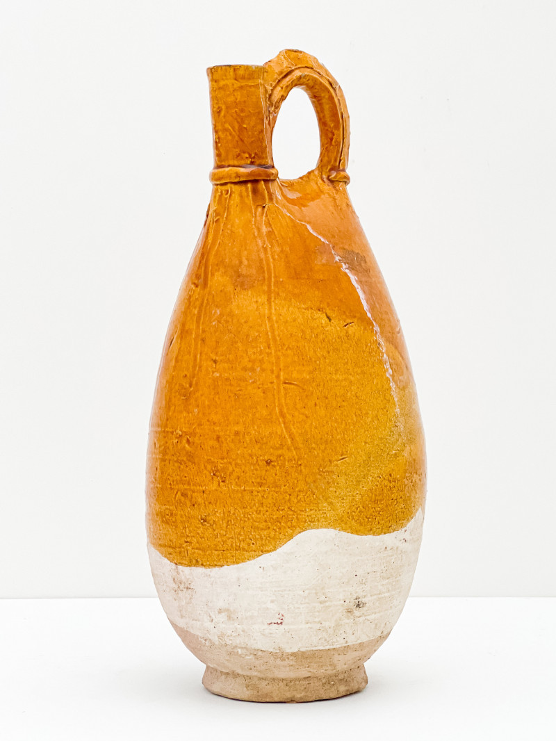 Chinese Amber Glazed Pottery Flask