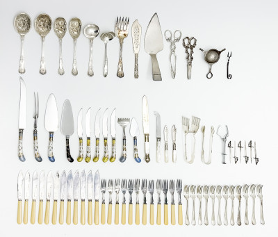 Image for Lot Extensive Assortment of Flatware