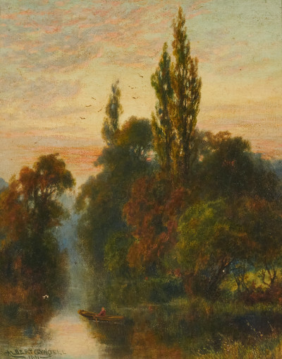 Image for Lot Albert Gyngell - Untitled (Lake landscape)