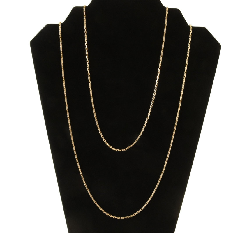Image 1 of lot 14k Yellow Gold Elongated Link Chain