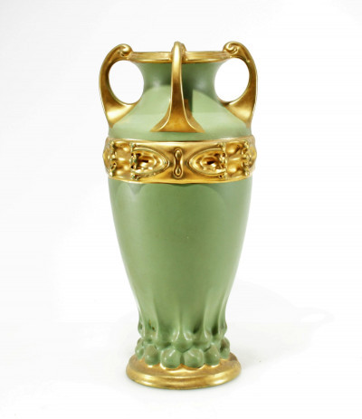 Image for Lot Amphora Art Nouveau Pottery Vase
