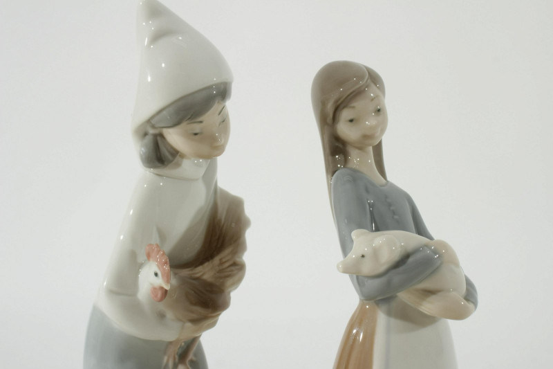 Image 4 of lot 4 Lladro Young Ladies with Animals