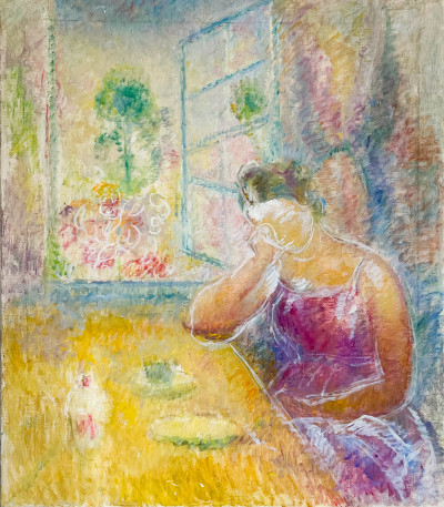 Image for Lot Clara Klinghoffer - Leah at an Open Window