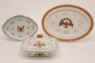 Image for Lot 3 Pieces Chinese Export Style Porcelain