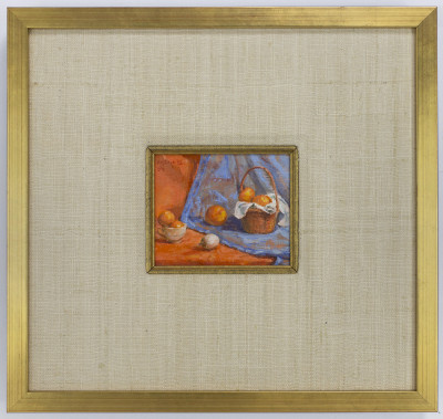 Image 2 of lot Gustav Blache III - Two matched still lives (oranges) (2004)