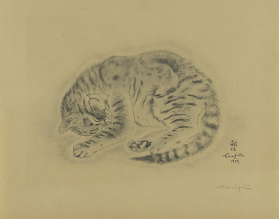 Image for Lot Tsuguharu Foujita - Les Chats