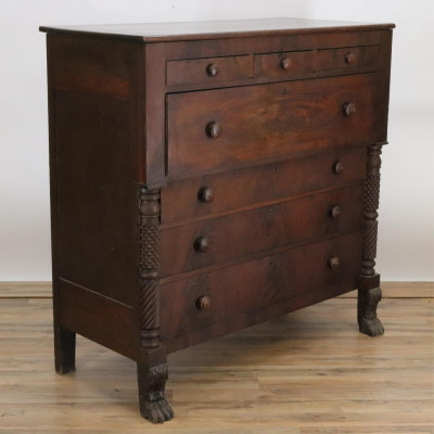 Image 1 of lot 19C Chest Of Drawers Hairy Paw Feet