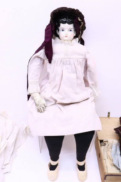 Image 9 of lot 'Geraldine' Doll  Clothing German 19th C