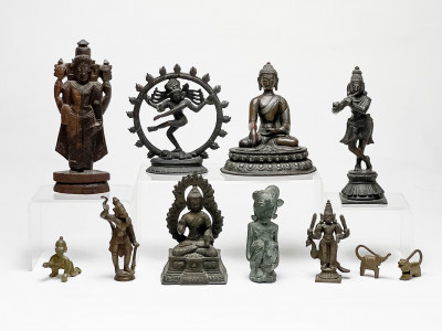 Image for Lot Miniature Figural Sculptures, Group of 11