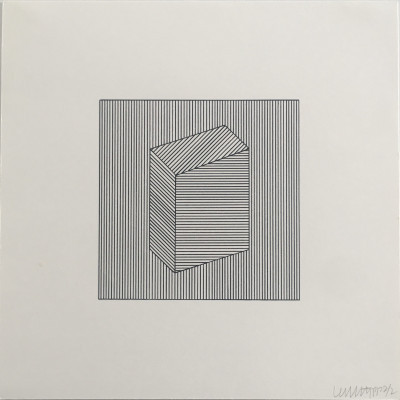 Sol Lewitt  Twelve Forms Derived from a Cube Plate 22