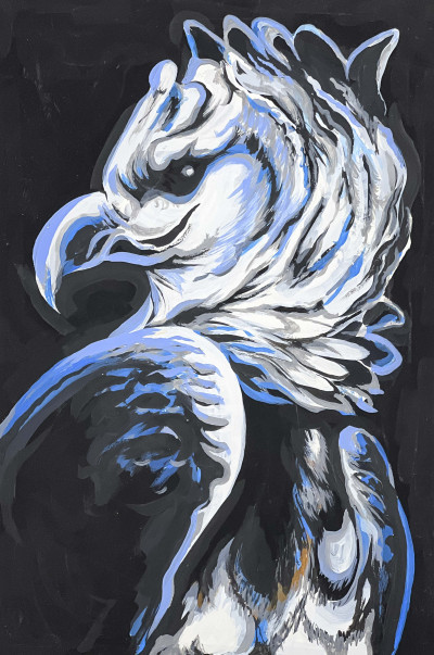 Lowell Nesbitt - Untitled (Harpy Eagle)