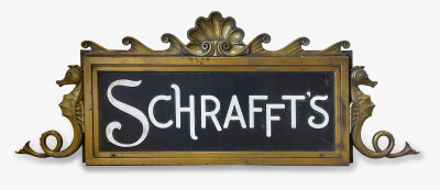 Image for Lot Schrafft&apos;s Illuminated Shop Sign