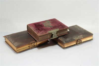 Image for Lot Three 19/20th C Assembled Photocard Albums