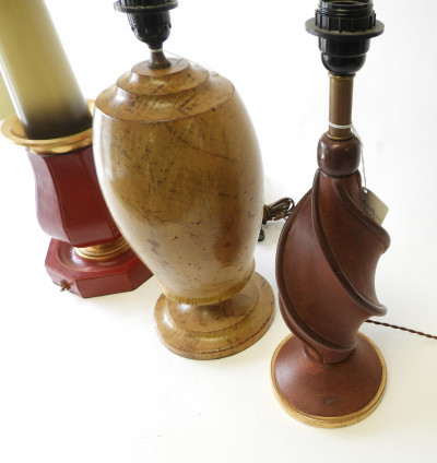 Image 3 of lot 3 Art Deco Baluster Lamps