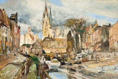 Image for Lot Jan de Vogel - Canal to Cathedral