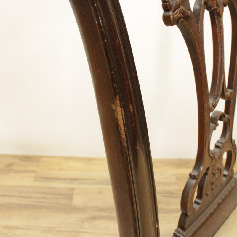 Image 5 of lot 4 George III Style Mahogany Side Chairs