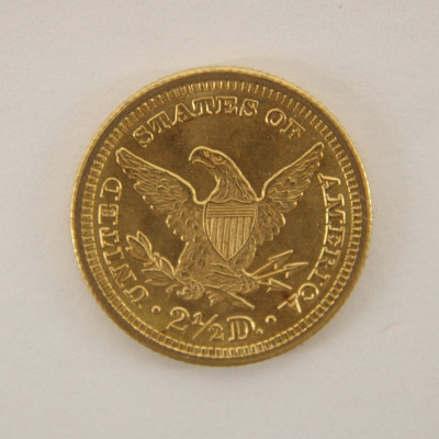 Image 3 of lot 1906 2 1/2 Dollar Liberty Gold Coin