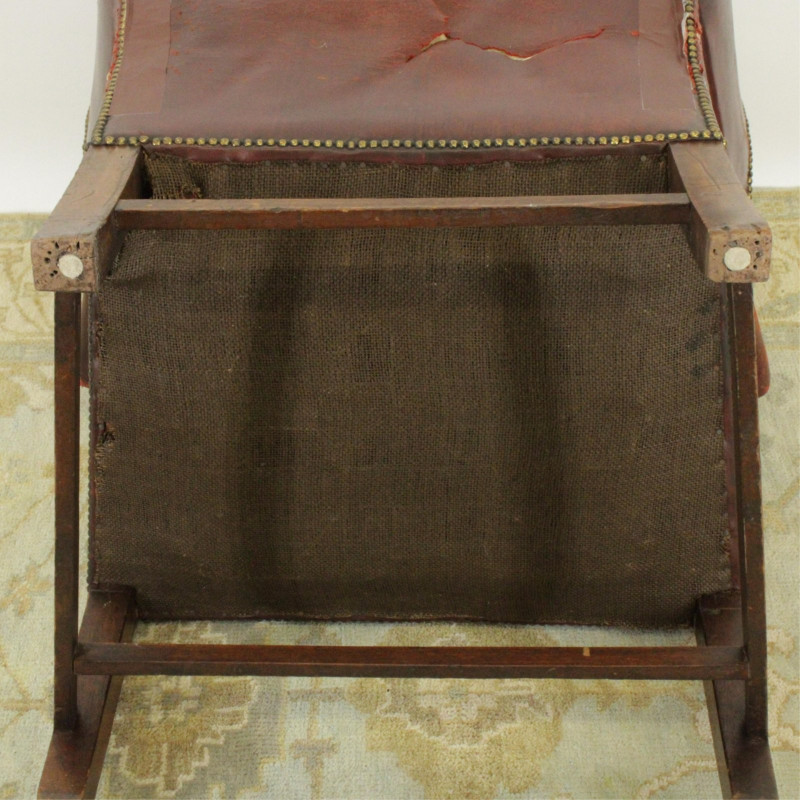 Image 8 of lot 18th C. George III Mahogany Wing Chair