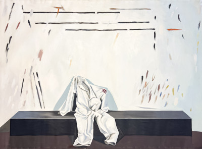 Image for Lot Lowell Nesbitt - White Work Clothes II (Facing Right)