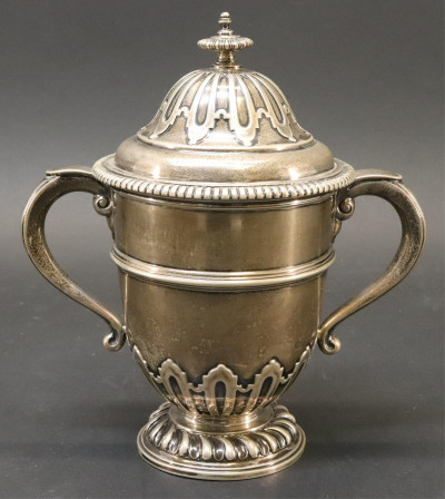 English Silver Loving Cup  Comyns 1925