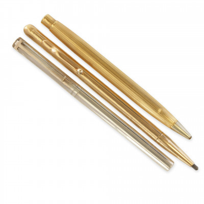 Image for Lot Tiffany  Co Pen and Pencils  Sterling Gold