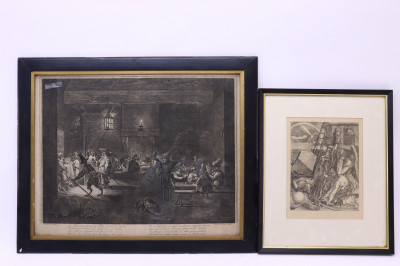 Image 2 of lot 2 Prints after David Teniers  Durer