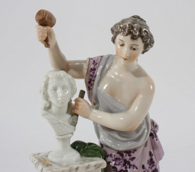 Image 5 of lot 2 German and 2 Continental Porcelain Figurines