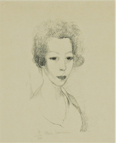 Marie Laurencin - Portrait - etching